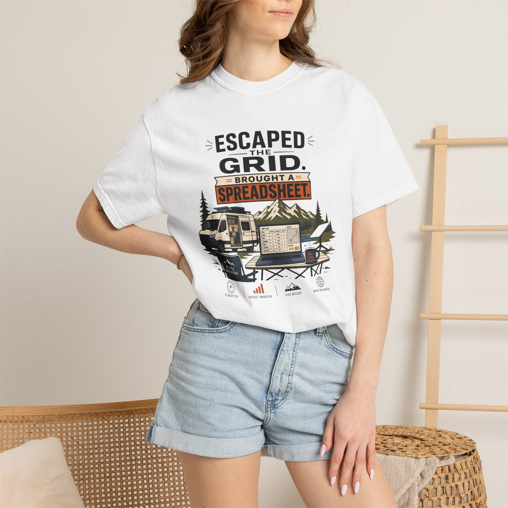 Escaped The Grid Brought A Spreadsheet - T-Shirt