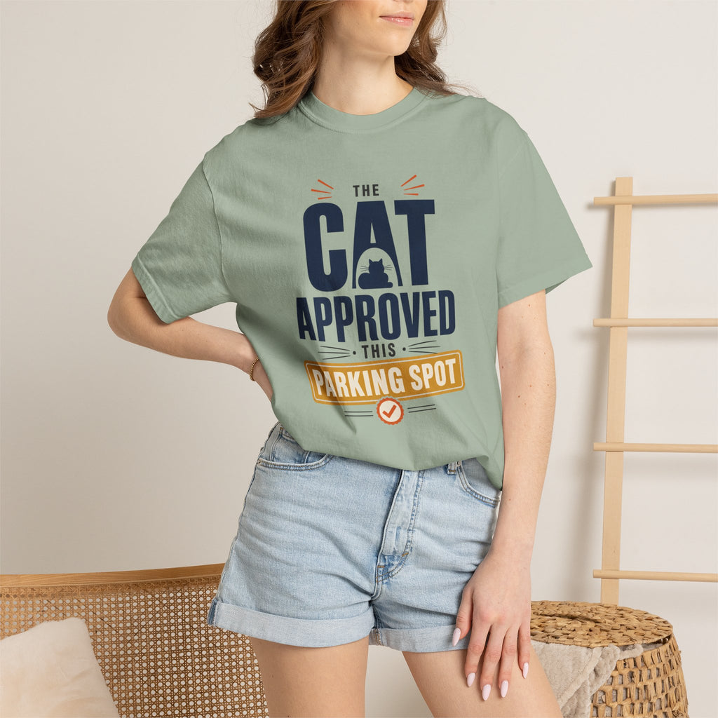 The Cat Approved This Parking Spot - T-Shirt