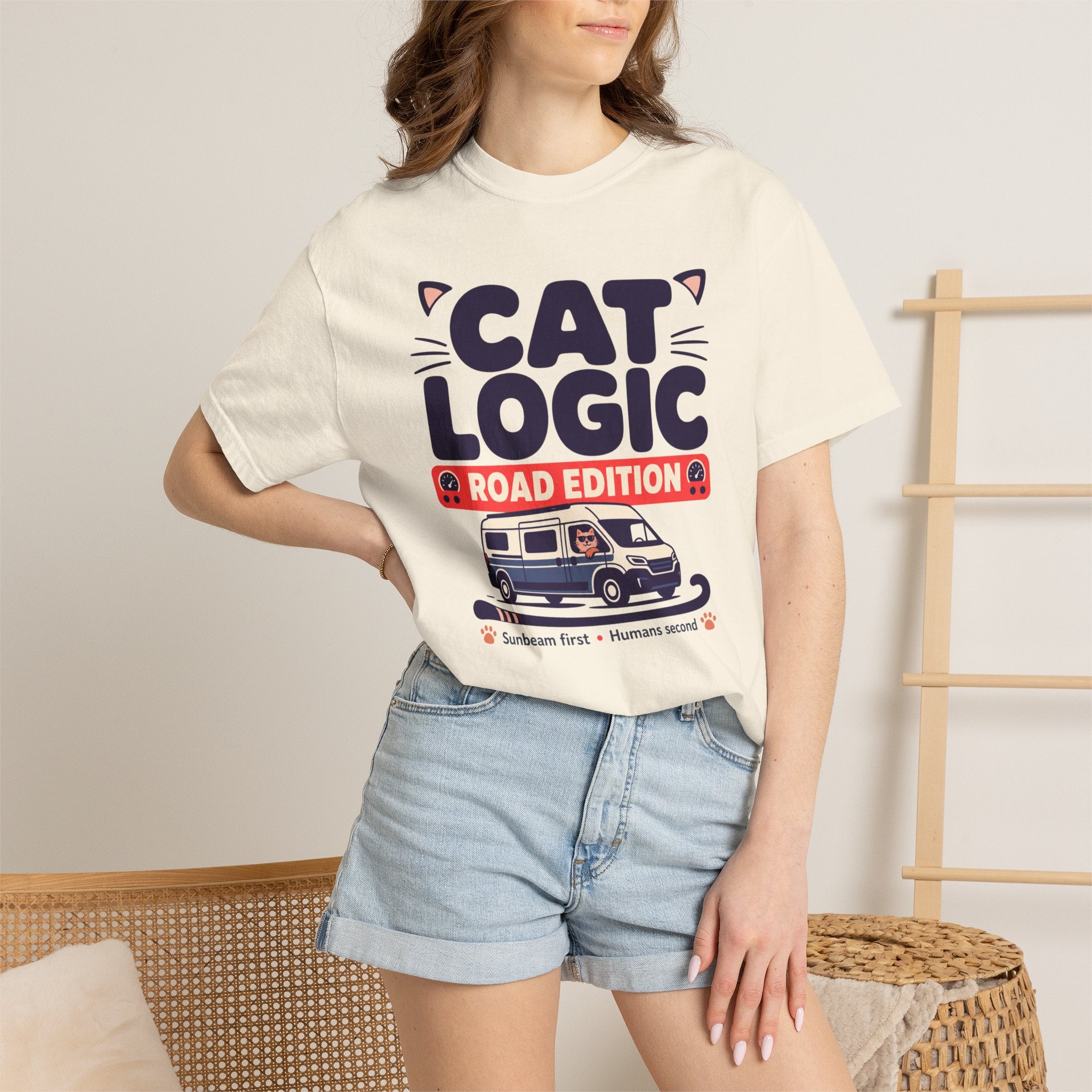Cat Logic Road Edition - T-Shirt