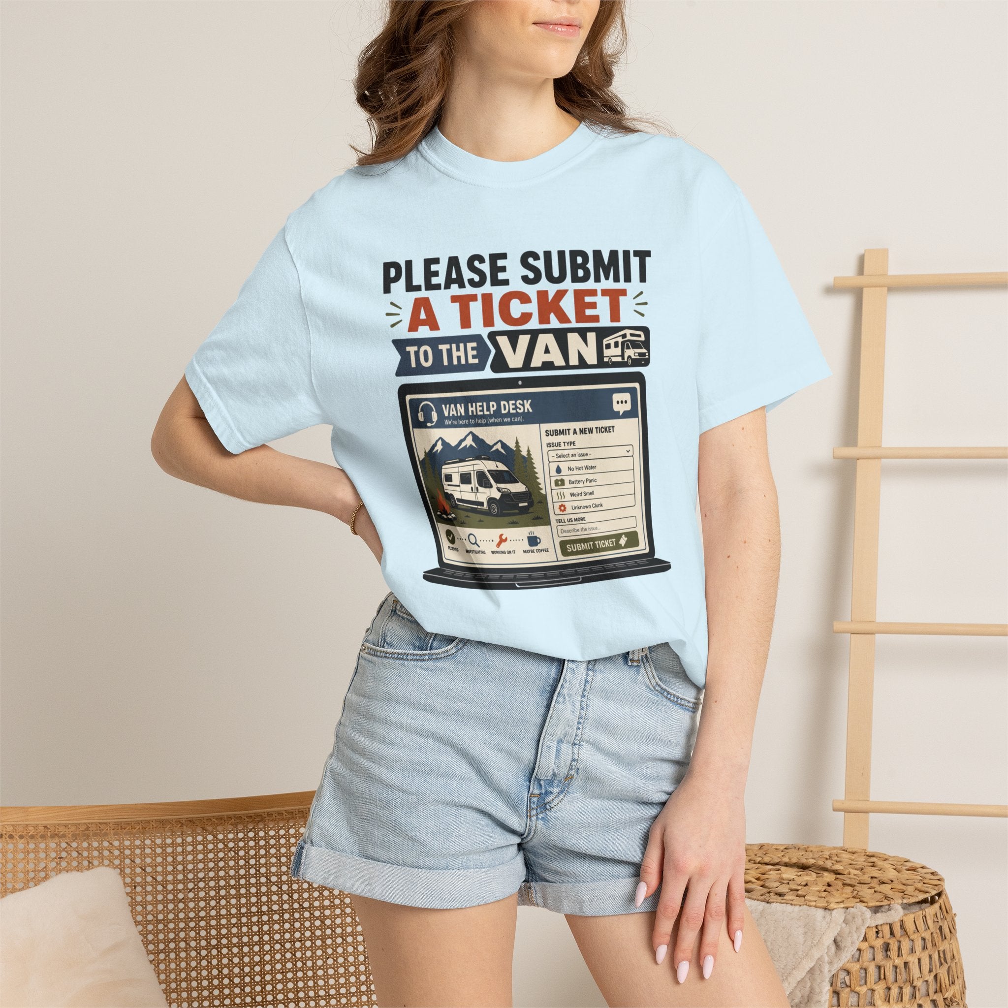 Please Submit A Ticket To The Van - T-Shirt