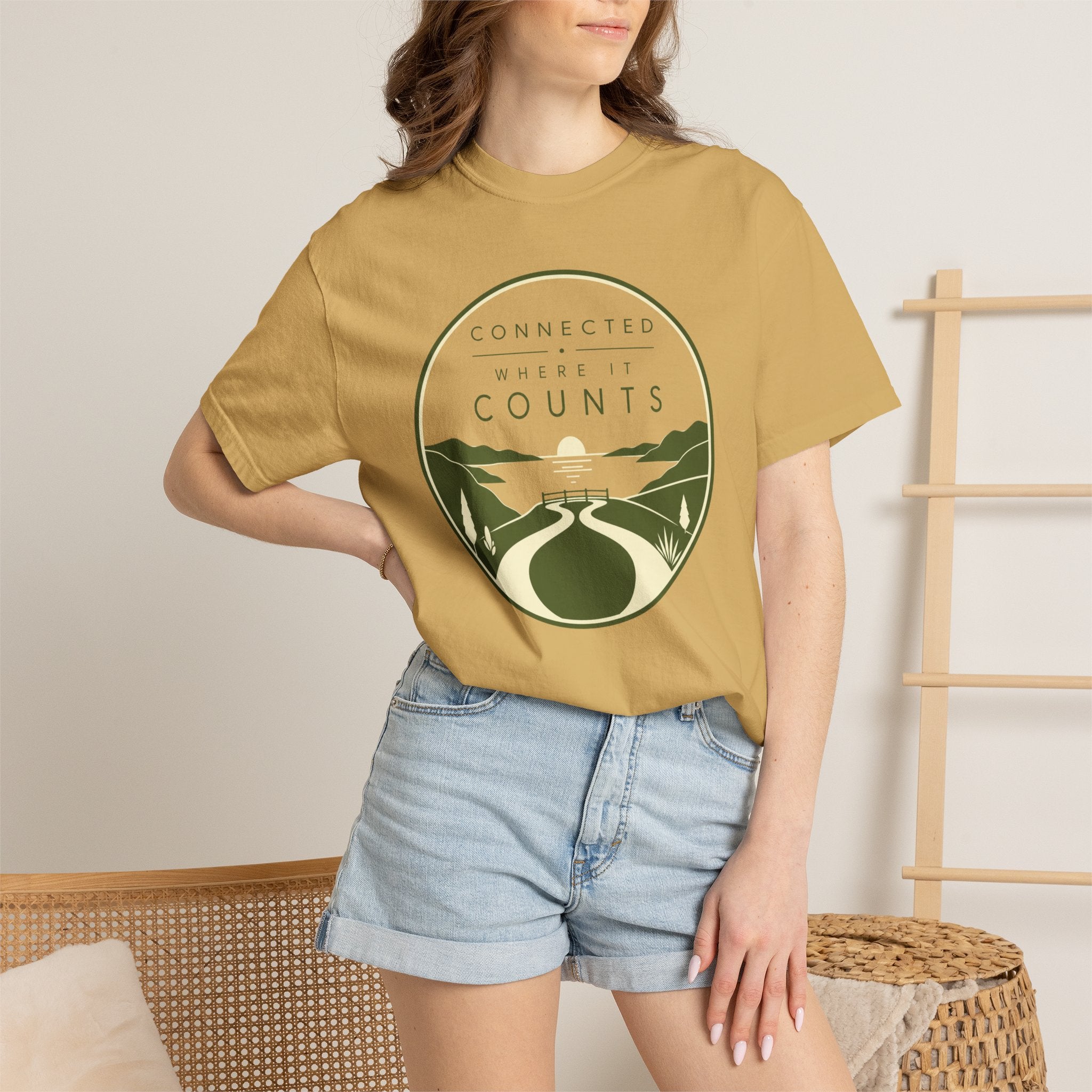 Connected Where It Counts - T-Shirt