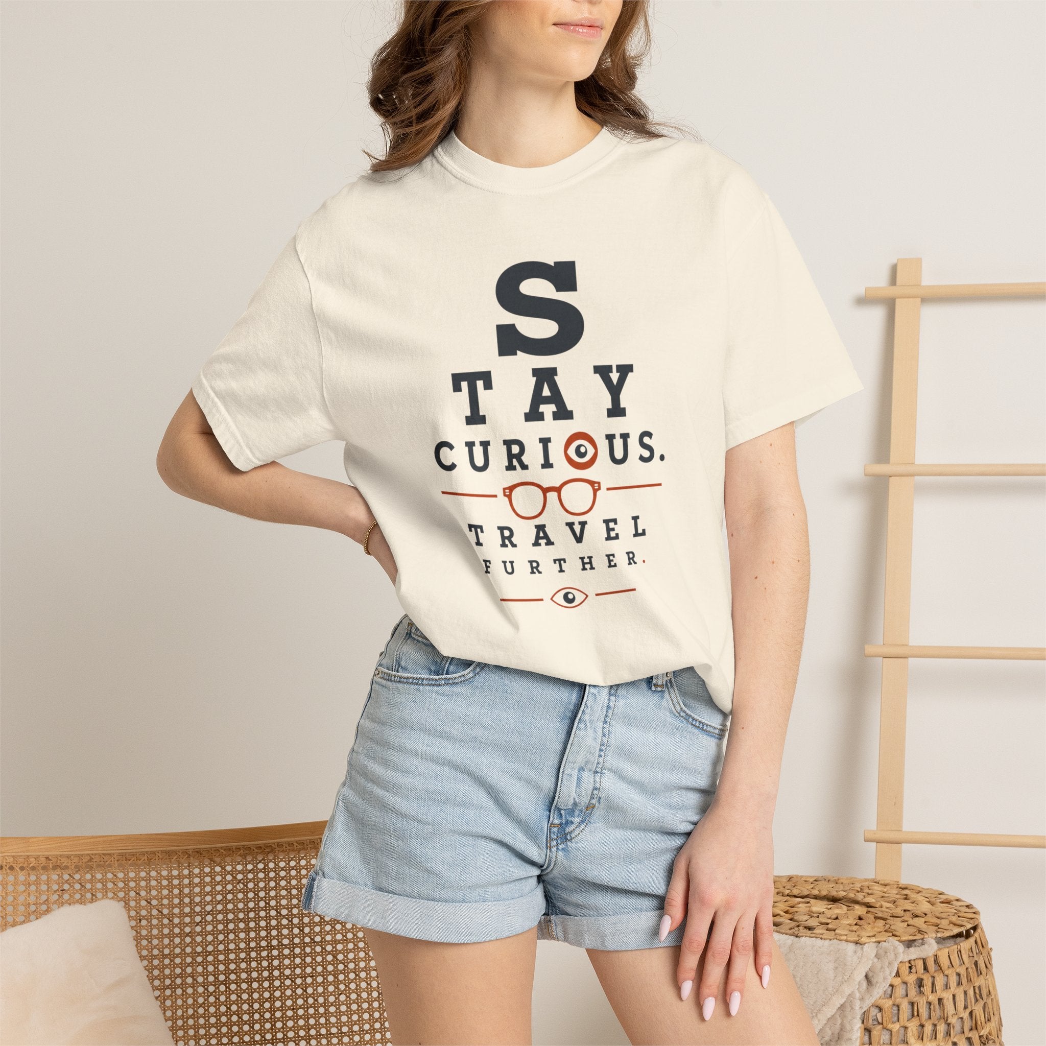 Stay Curious Travel Further - T-Shirt