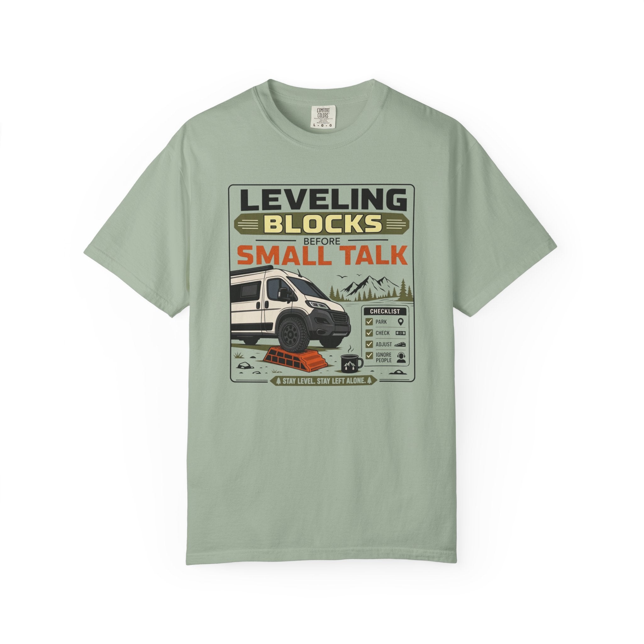 Leveling Blocks Before Small Talk - T-Shirt