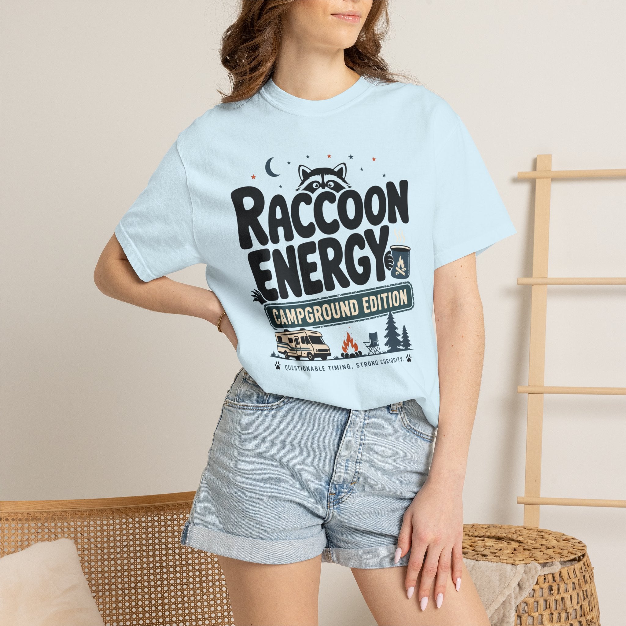 Raccoon Energy Campground Edition - T-Shirt