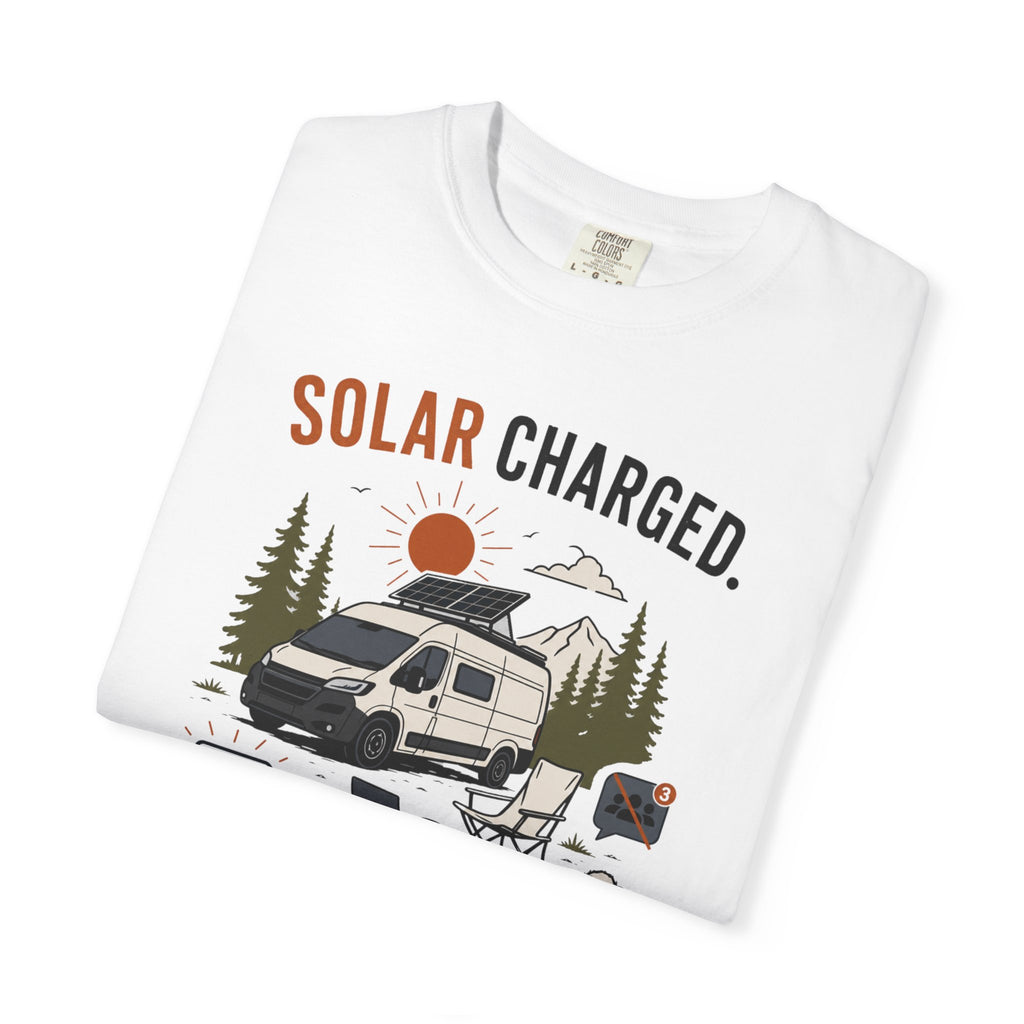 Solar Charged Socially Drained - T-Shirt