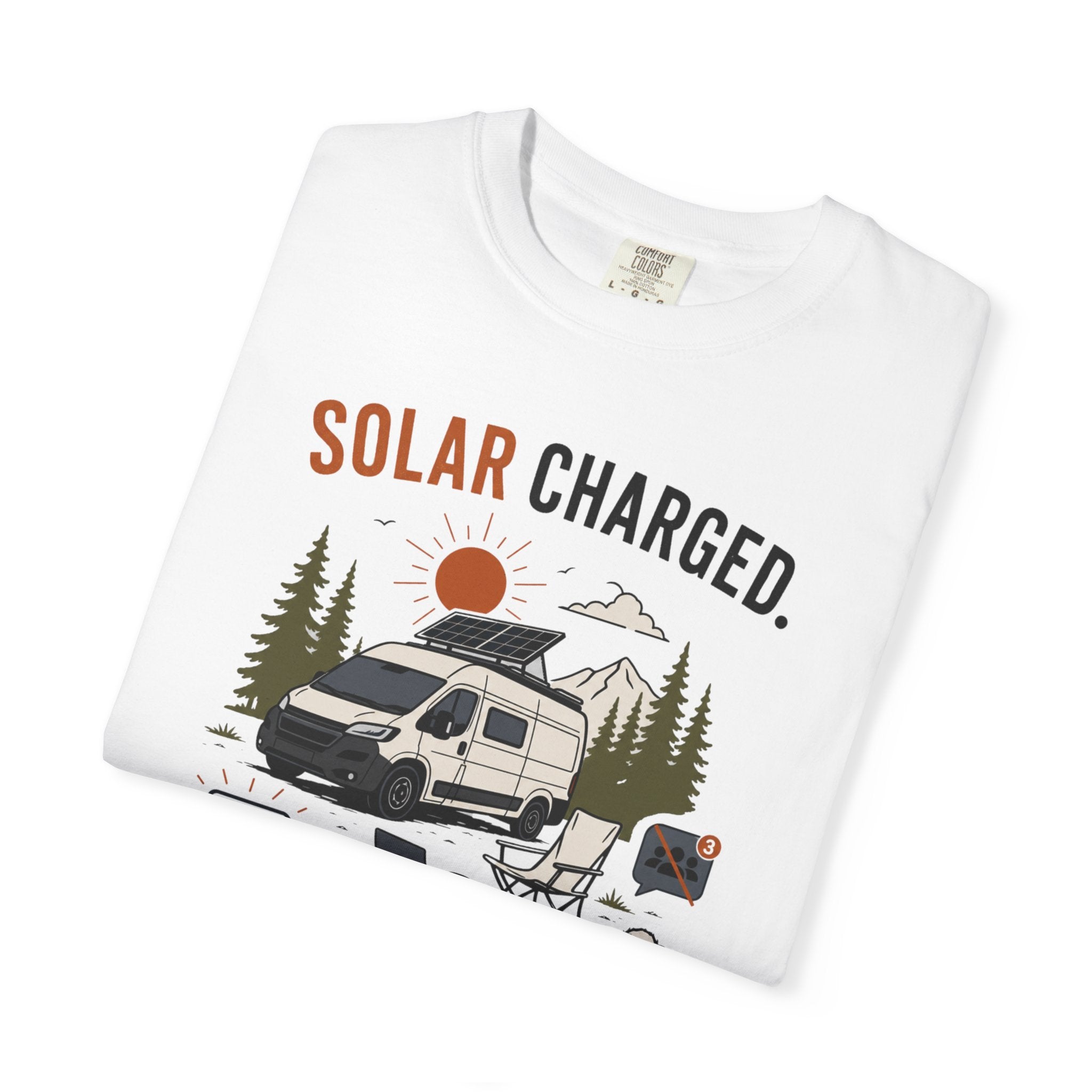 Solar Charged Socially Drained - T-Shirt