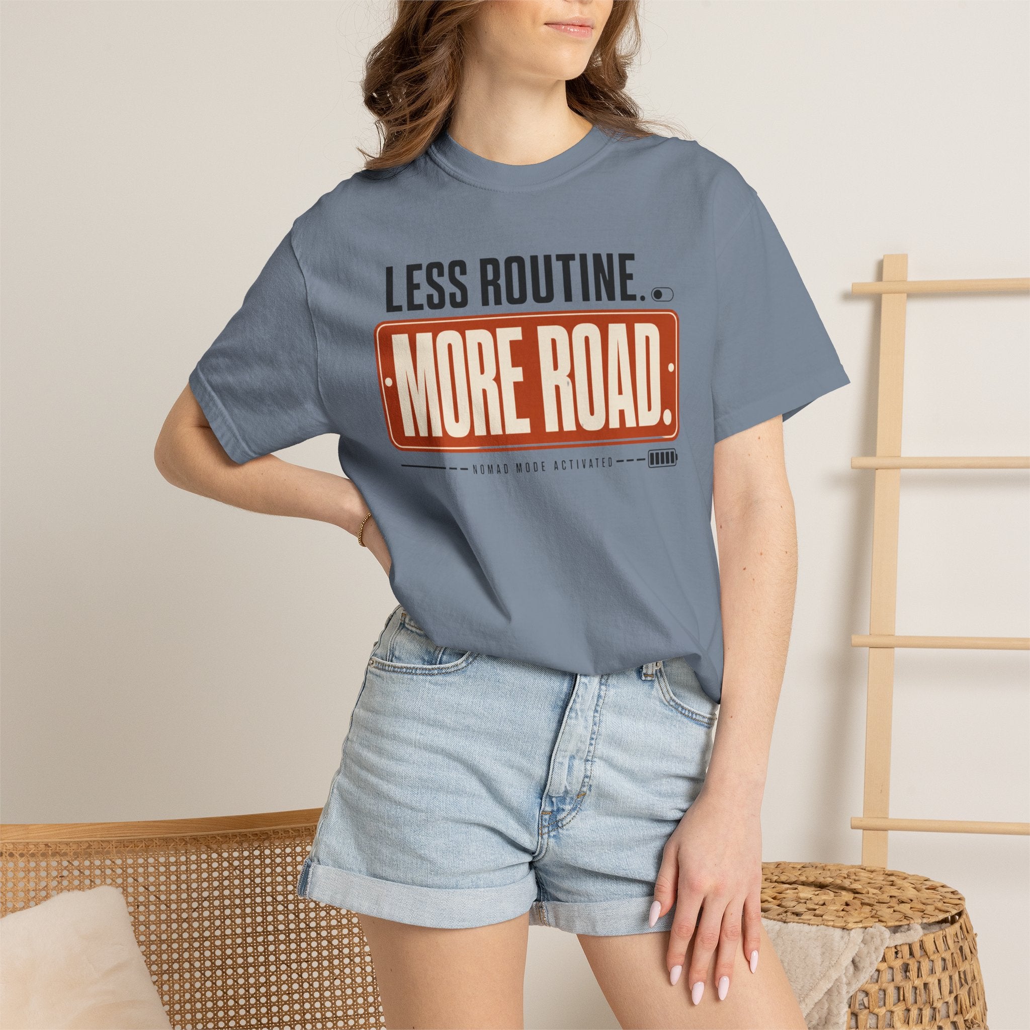 Less Routine More Road - T-Shirt