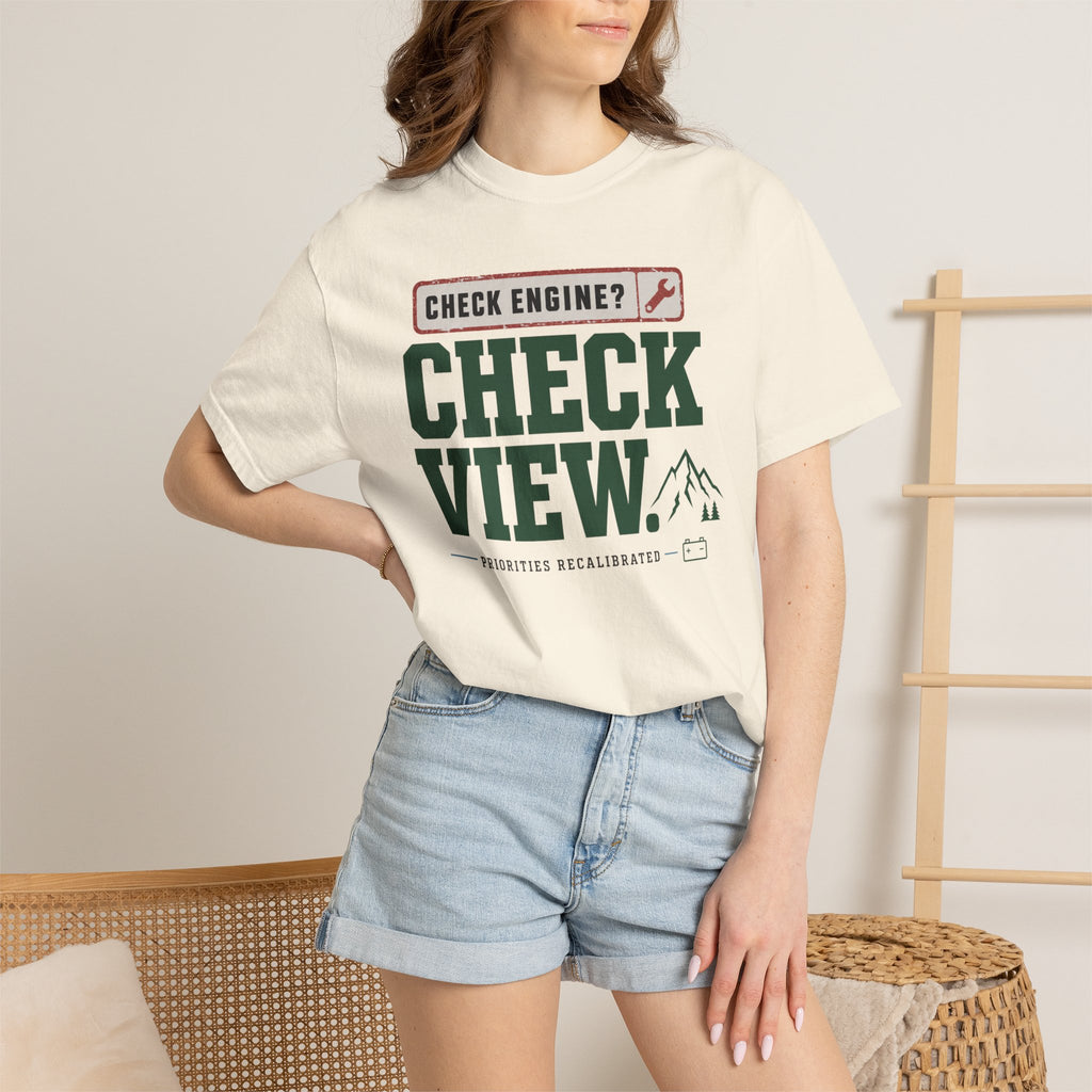 Check Engine Check View - T-Shirt