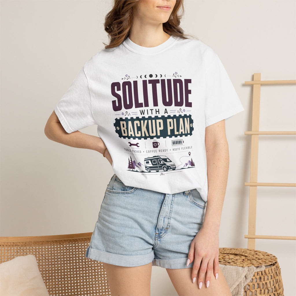 Solitude With A Backup Plan - T-Shirt