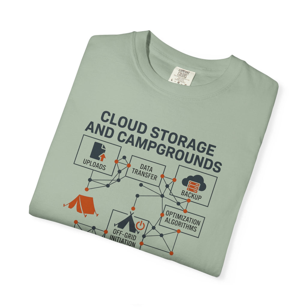 Cloud Storage And Camping Grounds - T-Shirt