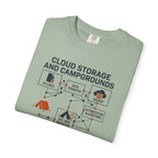Cloud Storage And Camping Grounds - T-Shirt
