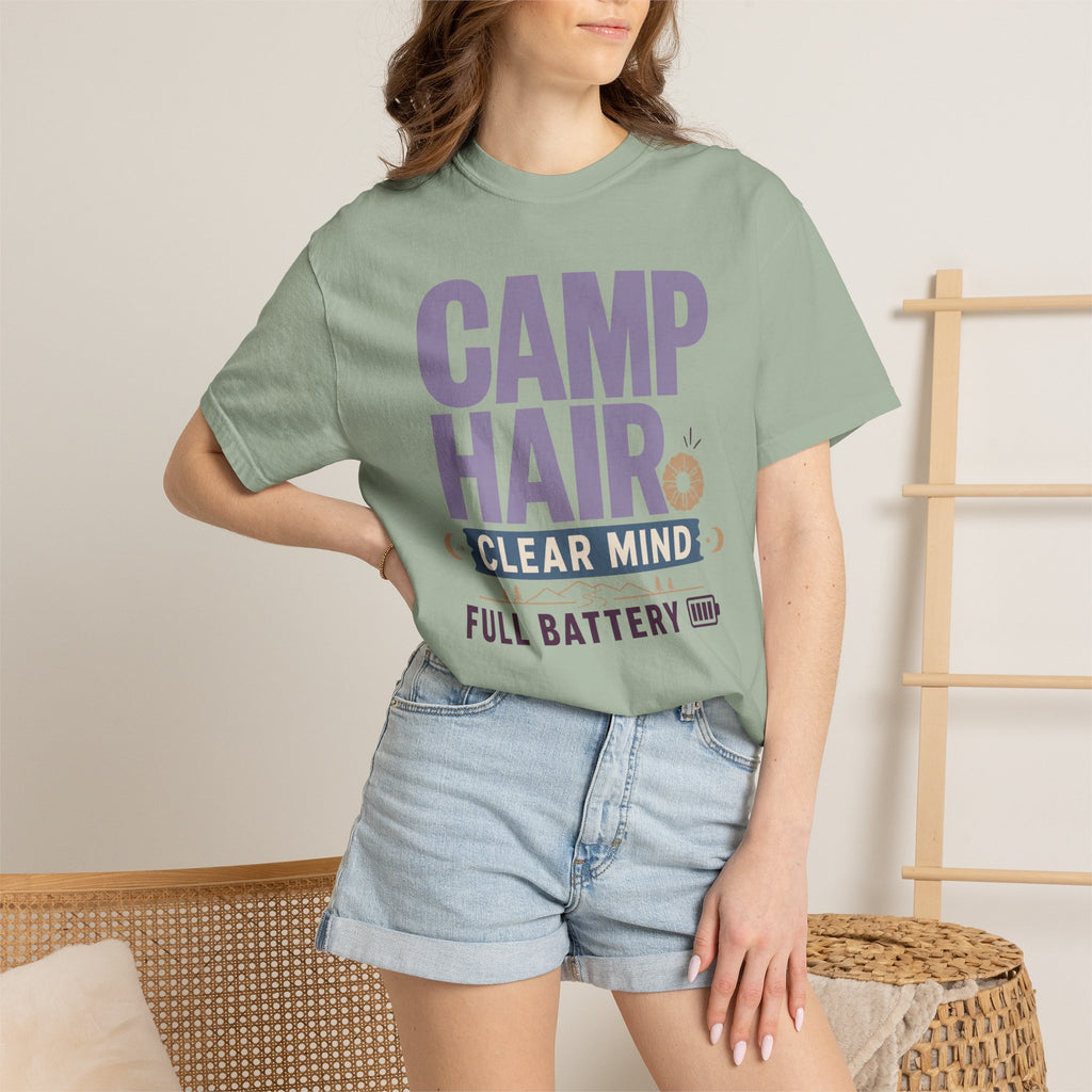 Camp Hair Clear Mind Full Battery - T-Shirt
