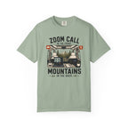 Zoom Call In The Front Mountains In The Back - T-Shirt
