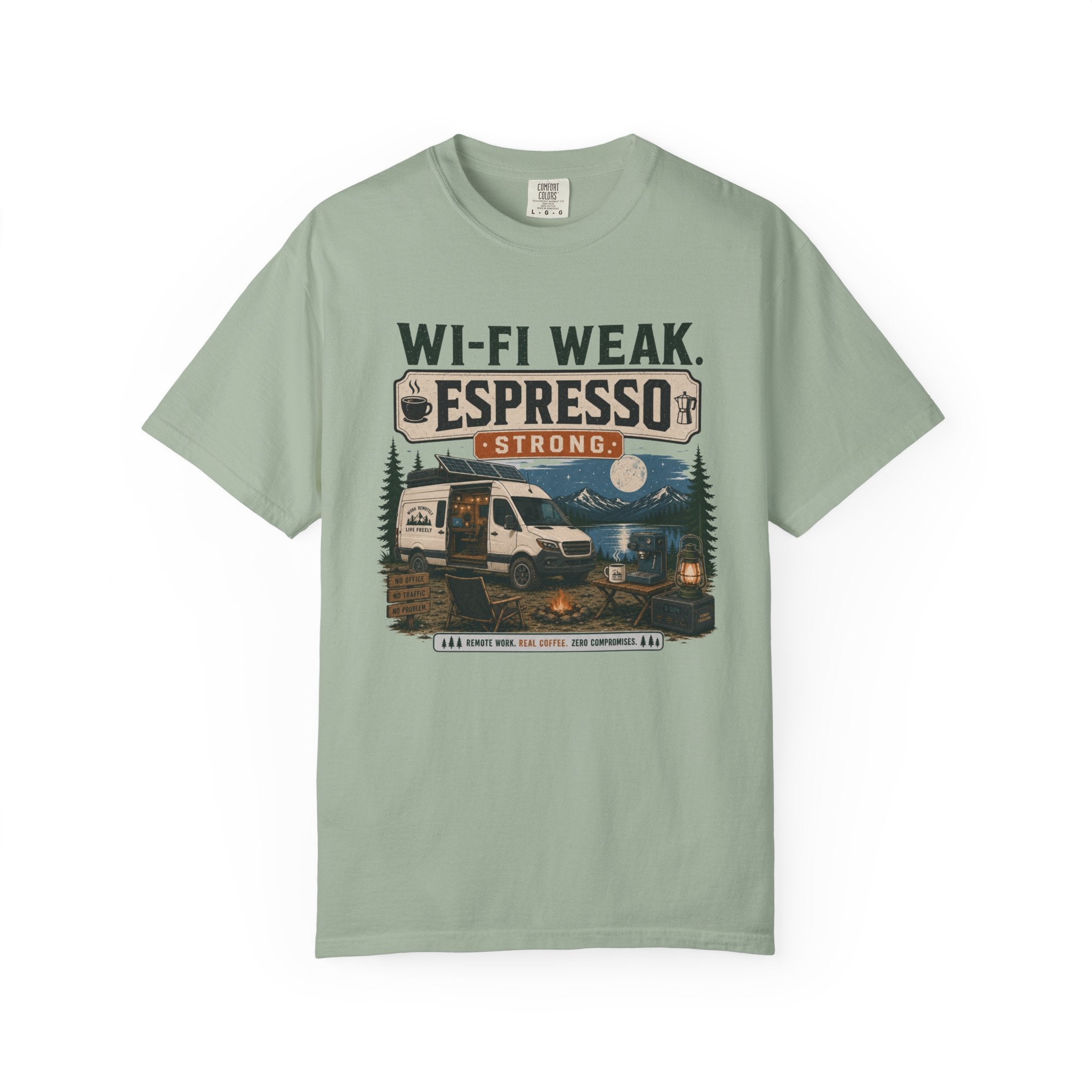 Wi-Fi Weak Espresso Strong - T-Shirt