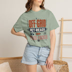 Off Grid Pet Ready Peace Locked - T-Shirt