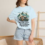 Zoom Call In The Front Mountains In The Back - T-Shirt