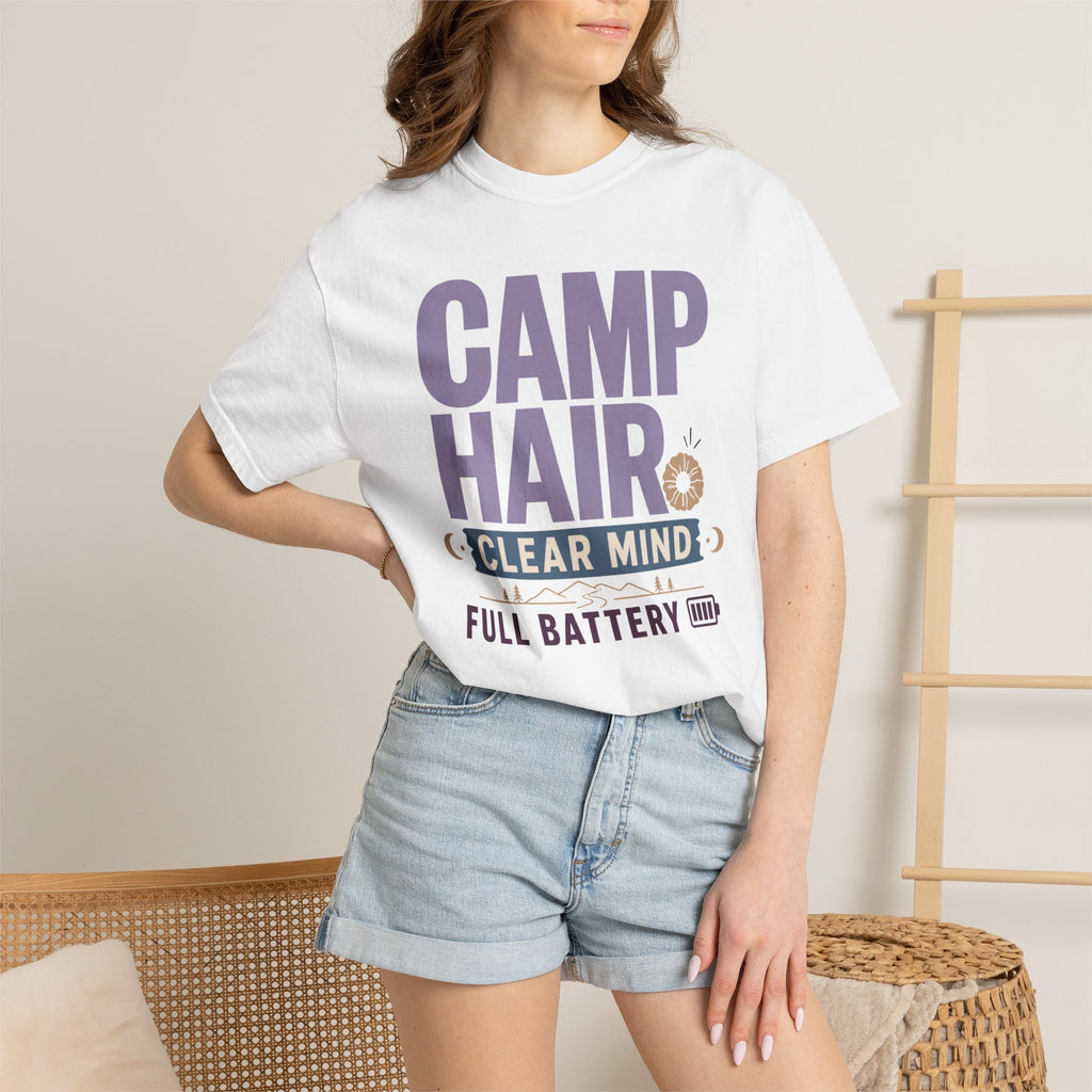 Camp Hair Clear Mind Full Battery - T-Shirt