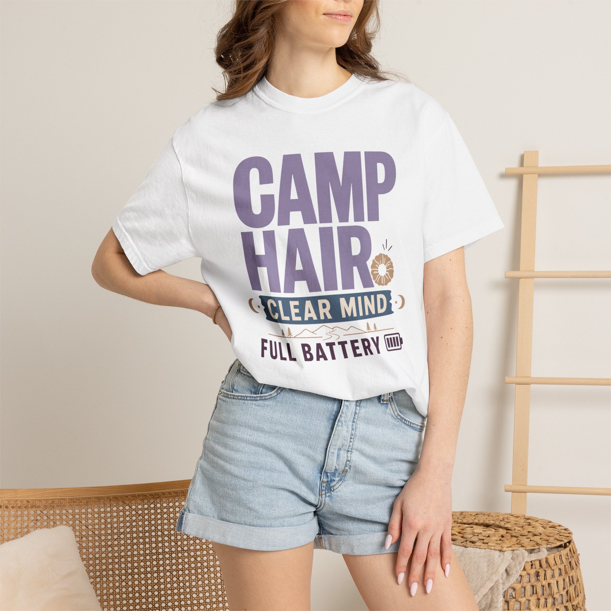 Camp Hair Clear Mind Full Battery - T-Shirt