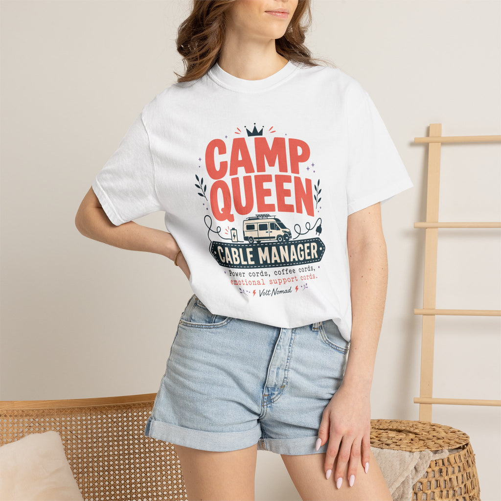 Camp Queen Cable Manager - T-Shirt