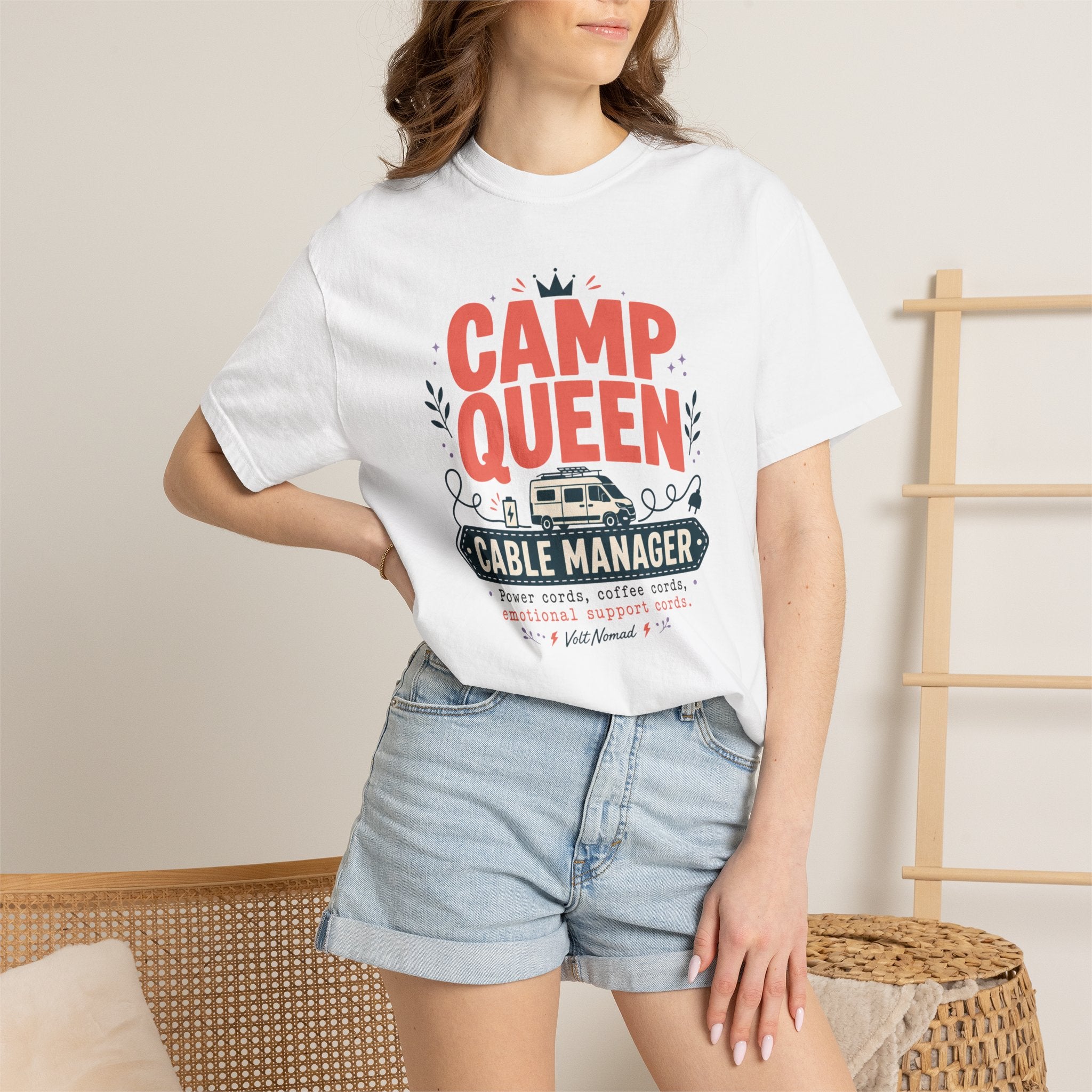 Camp Queen Cable Manager - T-Shirt