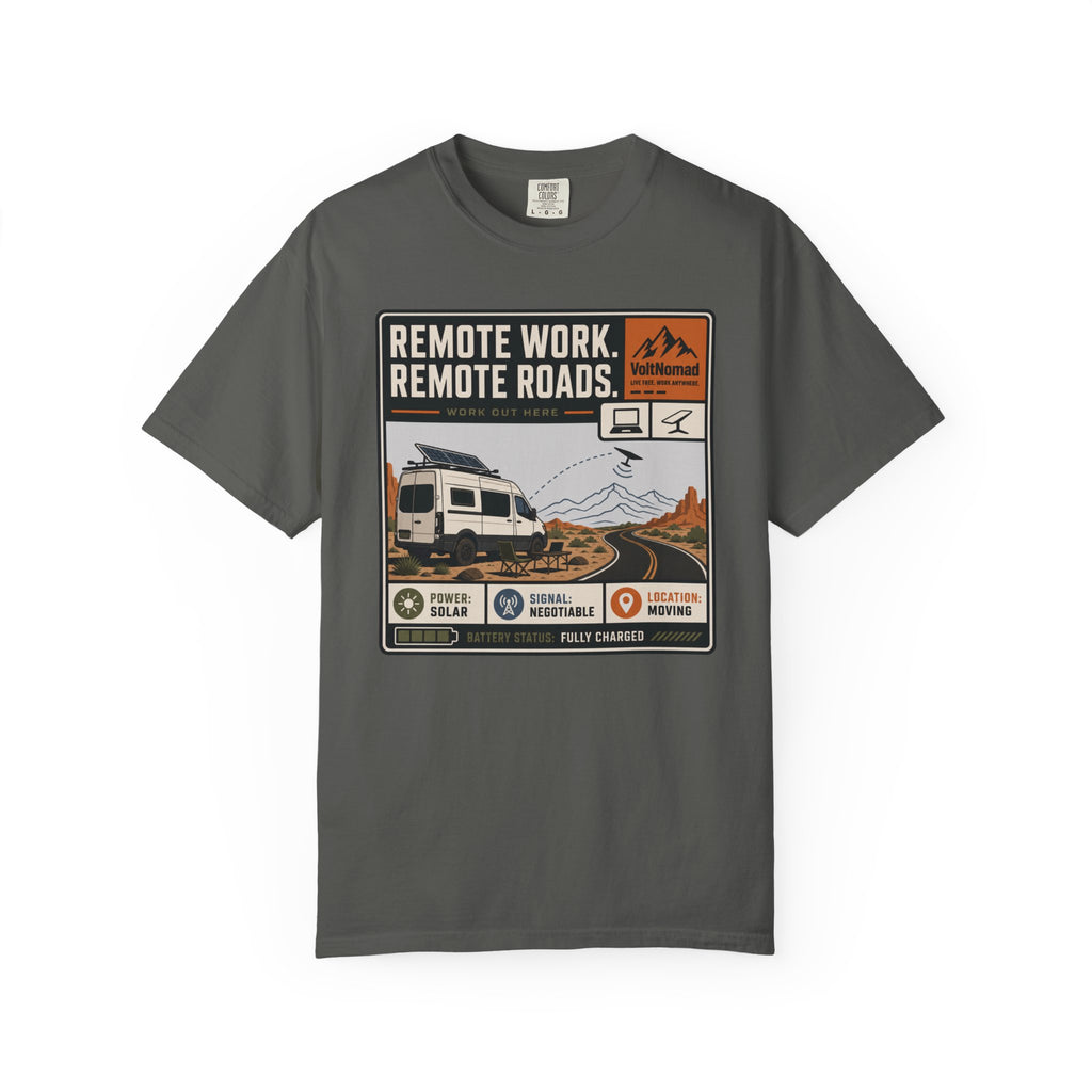 Remote Work Remote Roads - T-Shirt