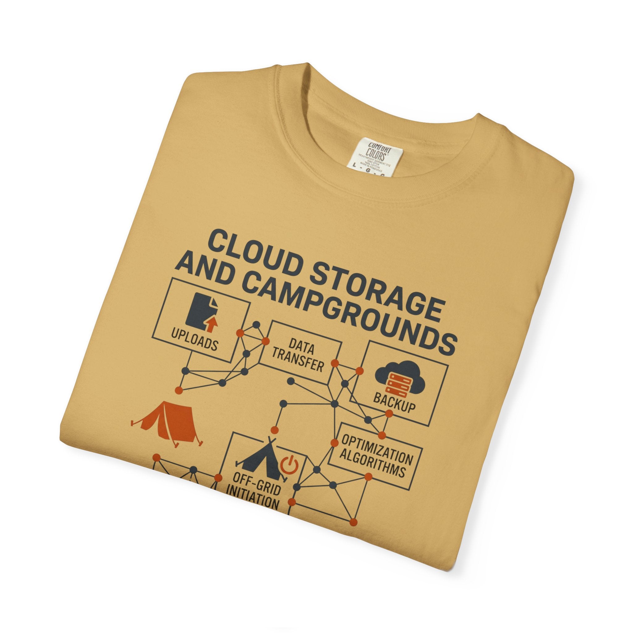 Cloud Storage And Camping Grounds - T-Shirt