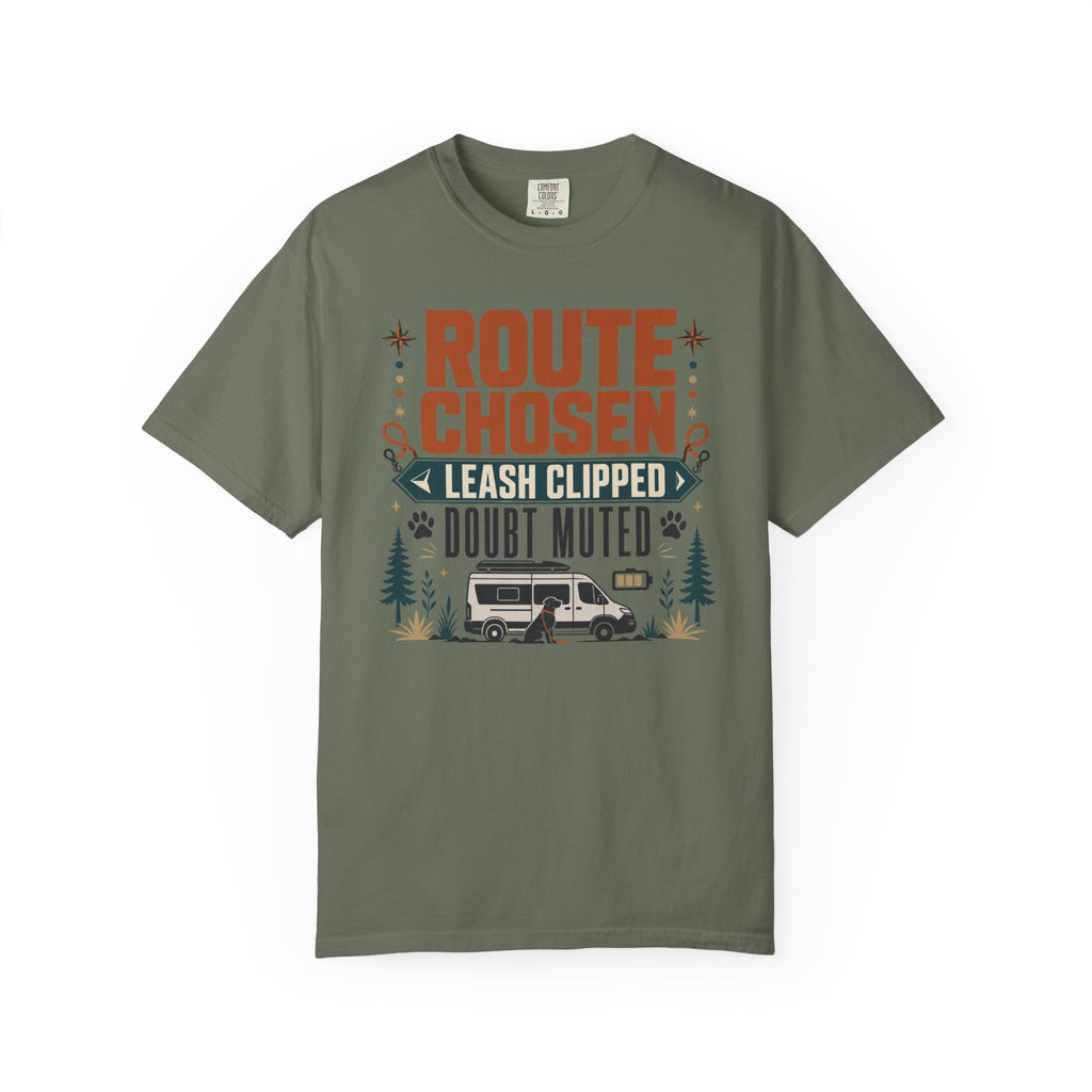 Route Chosen Leash Clipped Doubt Muted - T-Shirt