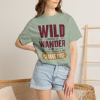 Wild Enough To Wander Smart Enough To Charge First - T-Shirt