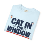 Cat In The Window Chaos In The Cabin - T-Shirt
