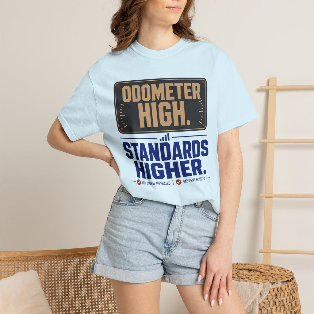 Odometer High Standards Higher - T-Shirt