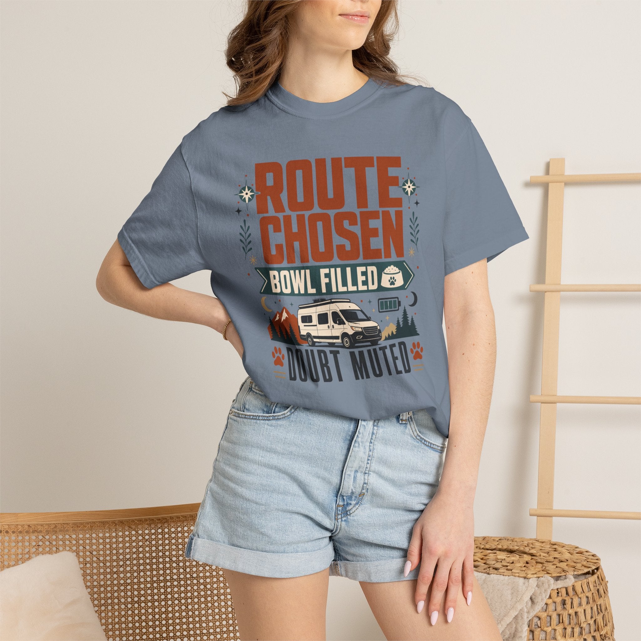 Route Chosen Bowl Filled Doubt Muted - T-Shirt