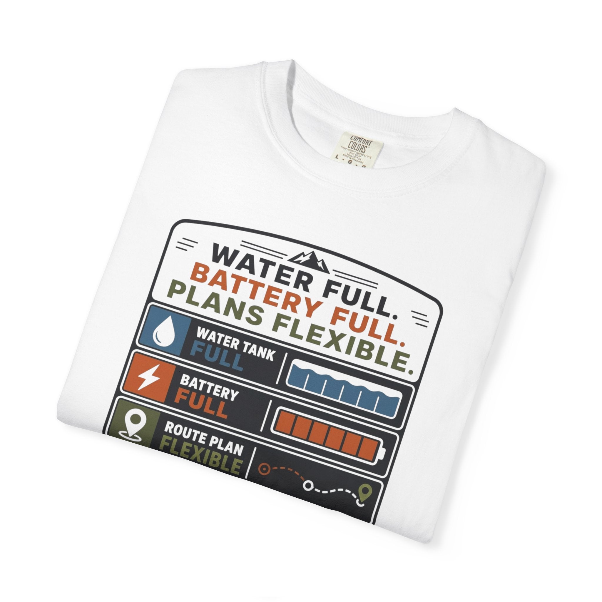 Water Full Battery Full Plans Flexible - T-Shirt