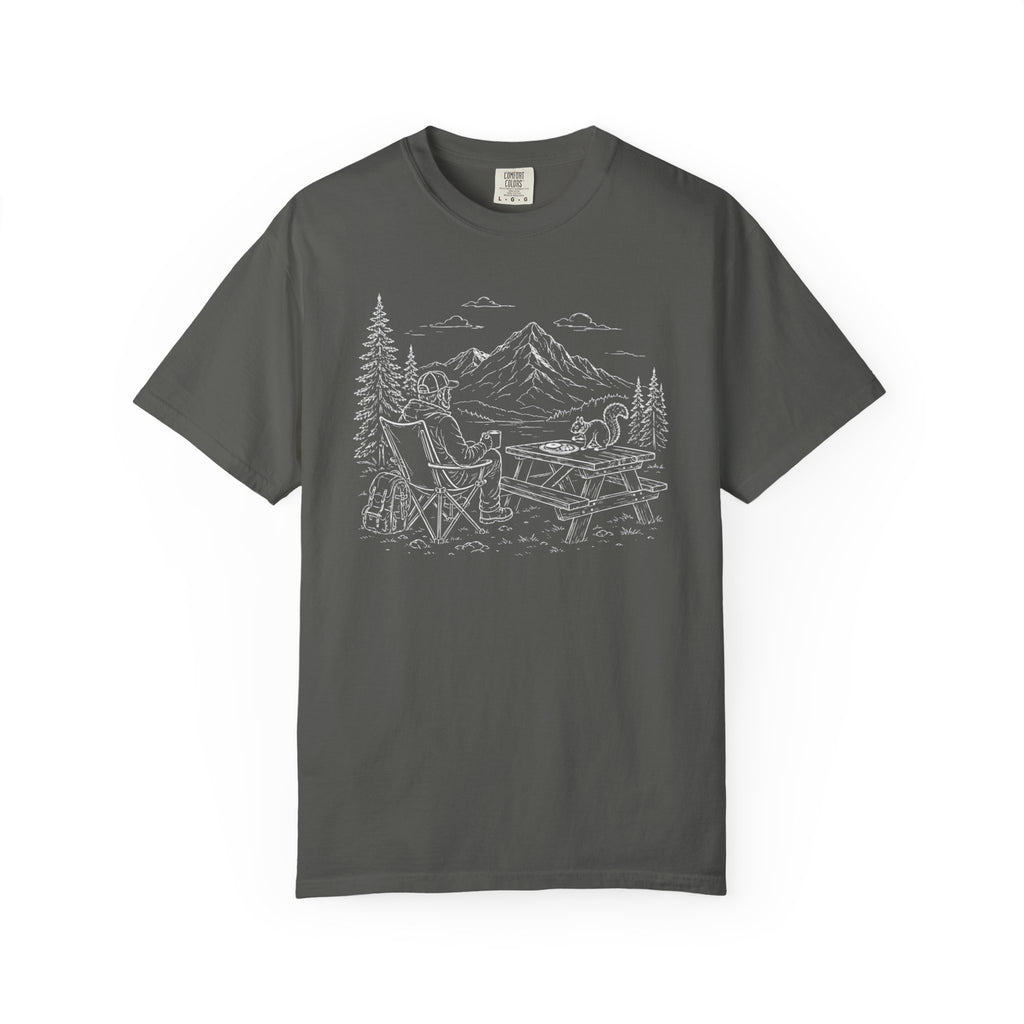 Breakfast Negotiations Favor The Squirrel - T-Shirt