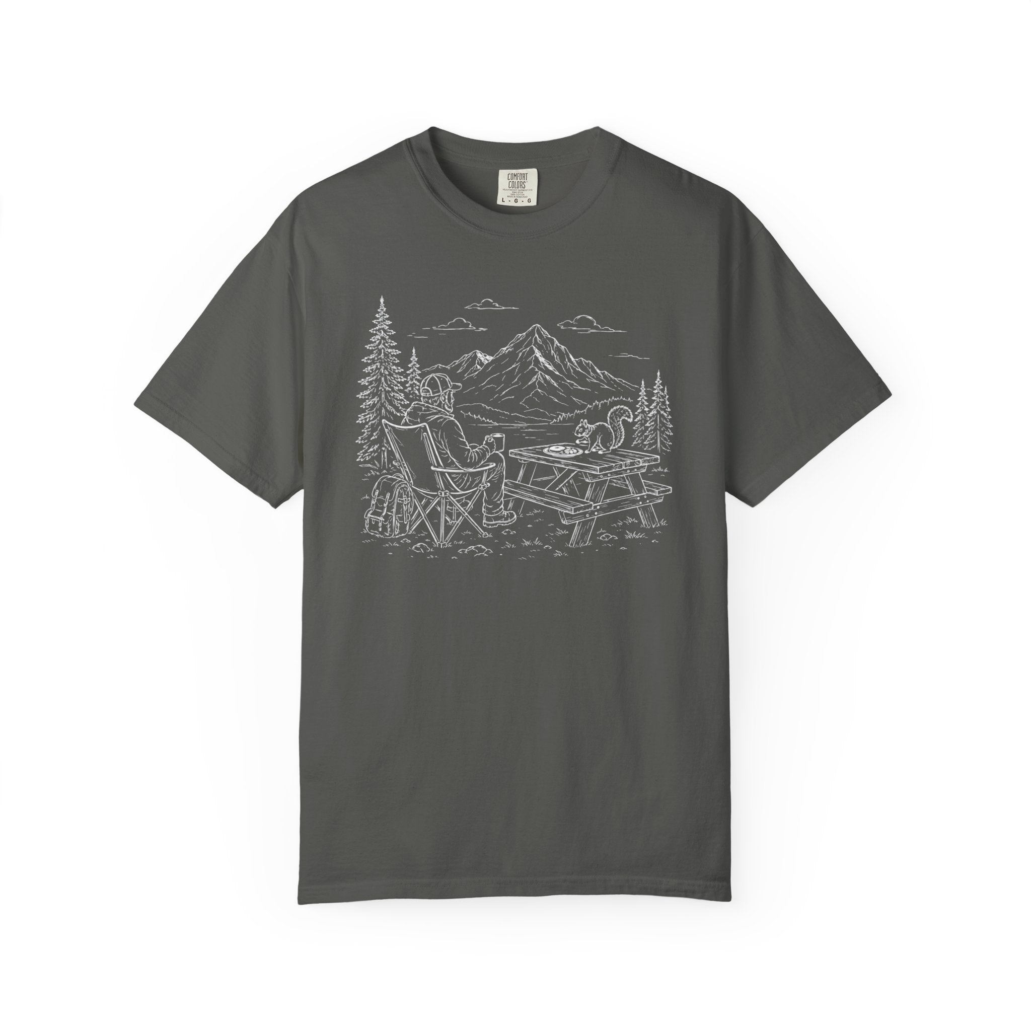 Breakfast Negotiations Favor The Squirrel - T-Shirt