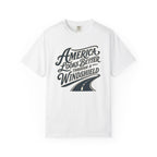 America Looks Better Through A Windshield - T-Shirt