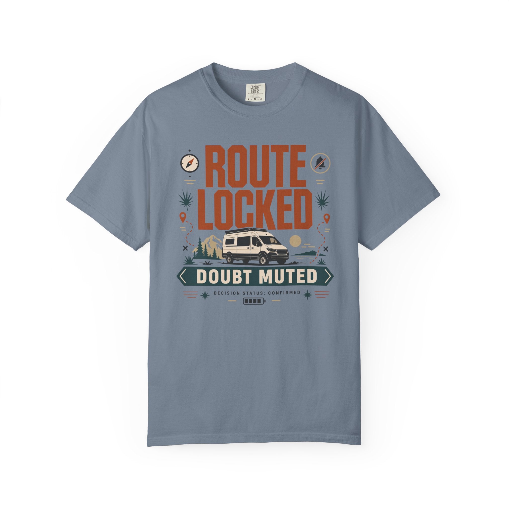 Route Locked Doubt Muted - T-Shirt