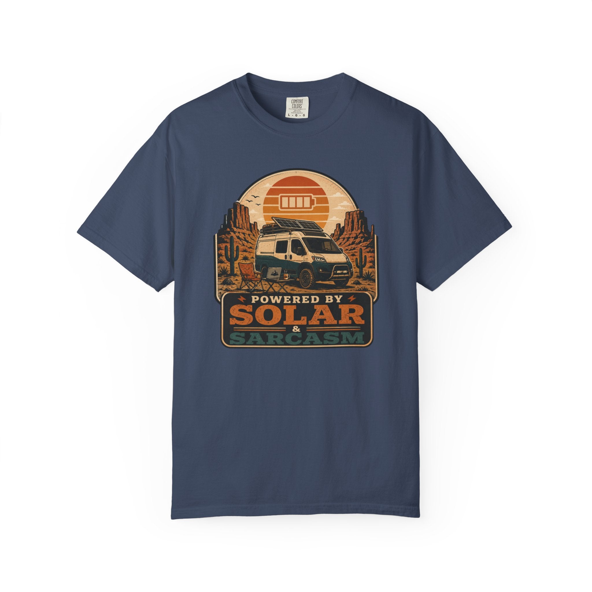 Powered By Solar and Sarcasm - T-Shirt