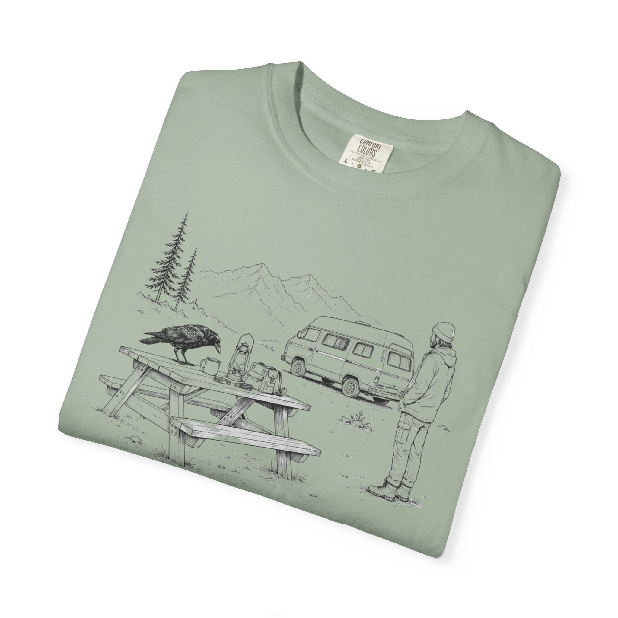 Camp Coffee Raven - T-Shirt