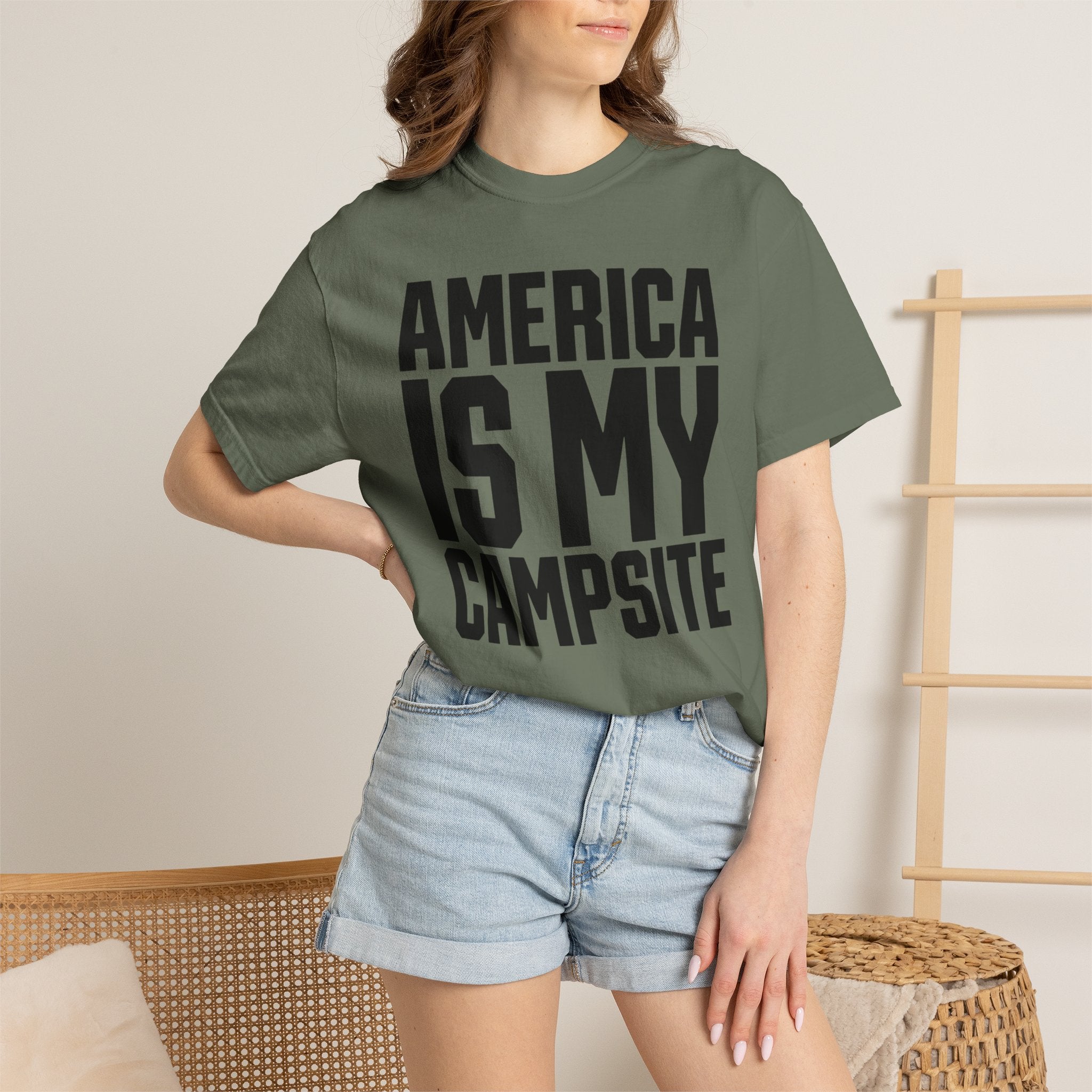 America Is My Campsite - T-Shirt
