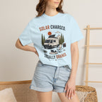 Solar Charged Socially Drained - T-Shirt