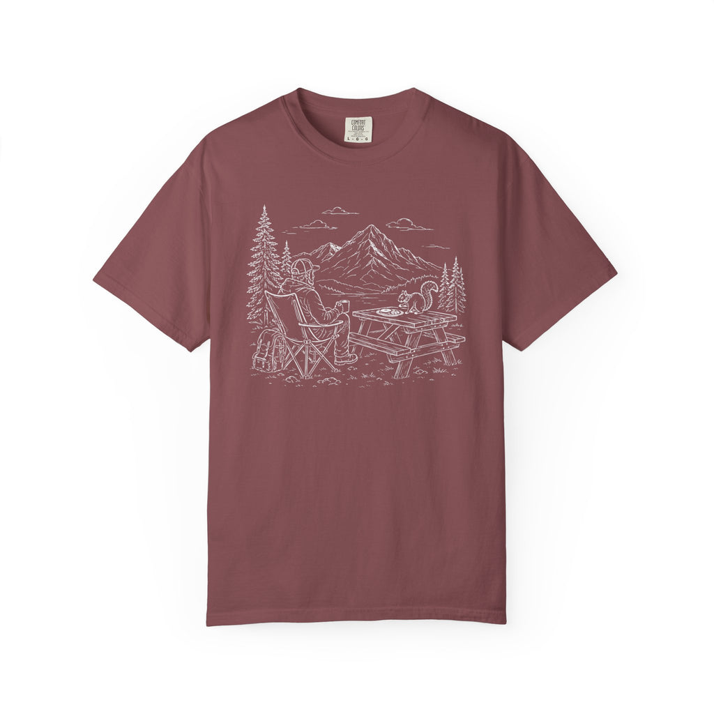 Breakfast Negotiations Favor The Squirrel - T-Shirt