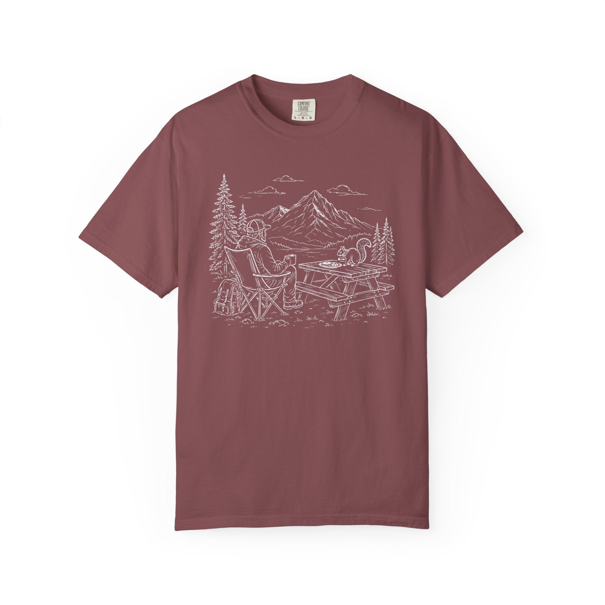 Breakfast Negotiations Favor The Squirrel - T-Shirt