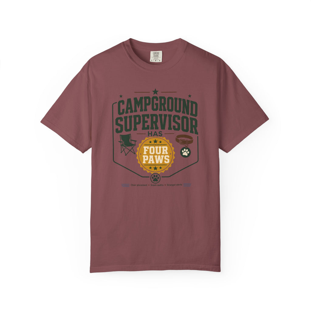 Campground Supervisor Has Four Paws - T-Shirt