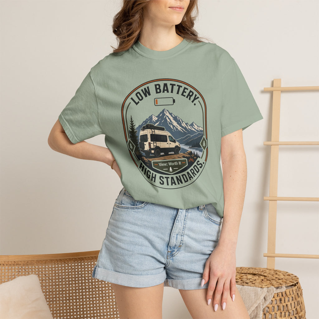 Low Battery High Standards - T-Shirt