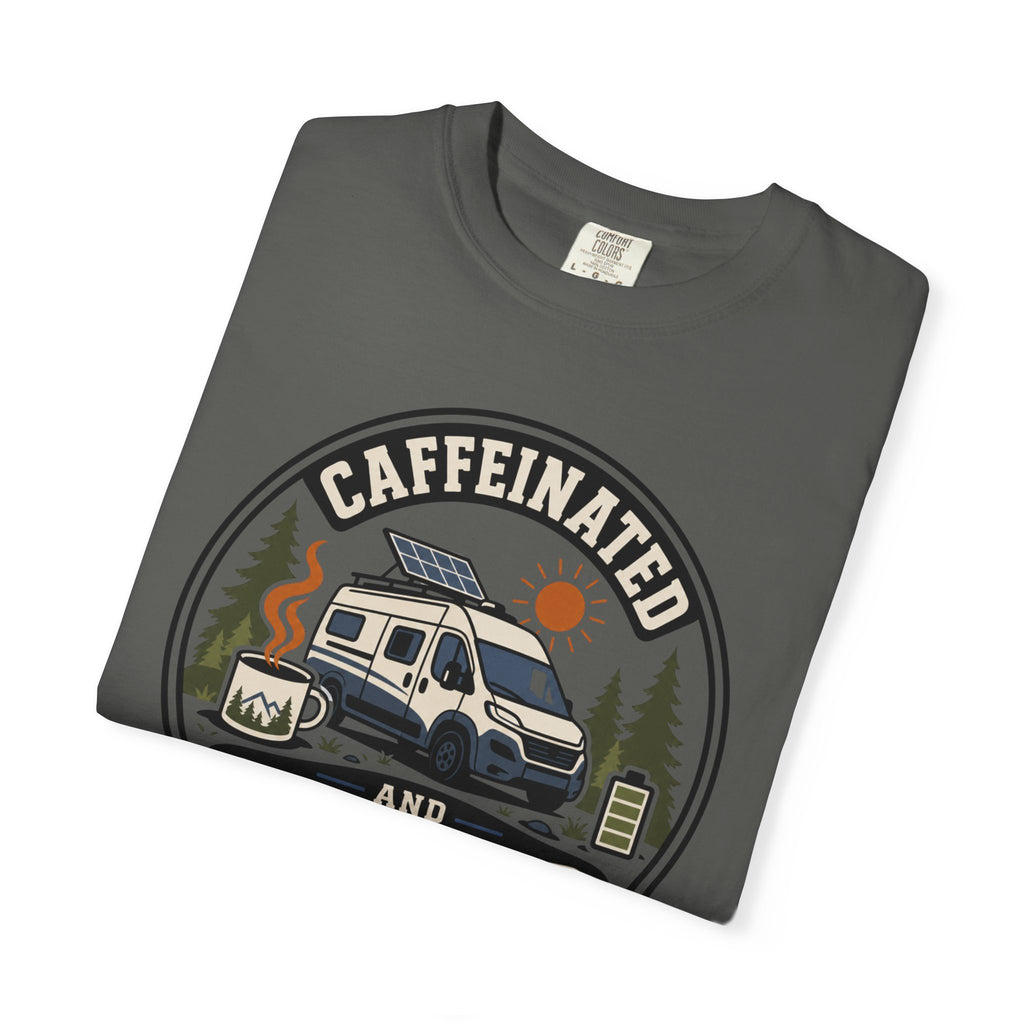 Caffeinated And Off Grid - T-Shirt