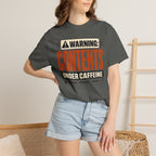 Warning Contents Under Caffeine - T-Shirt