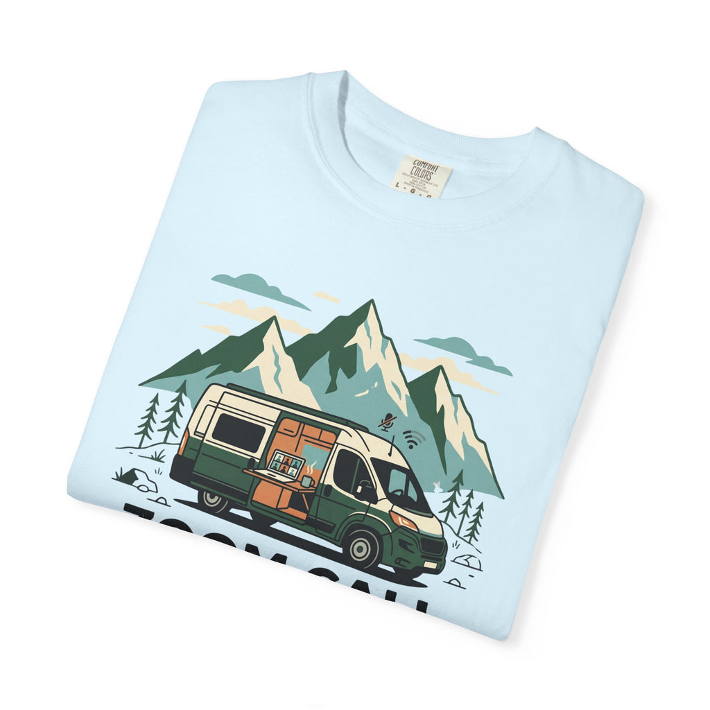 Zoom Call In The Front Mountains In The Back - T-Shirt