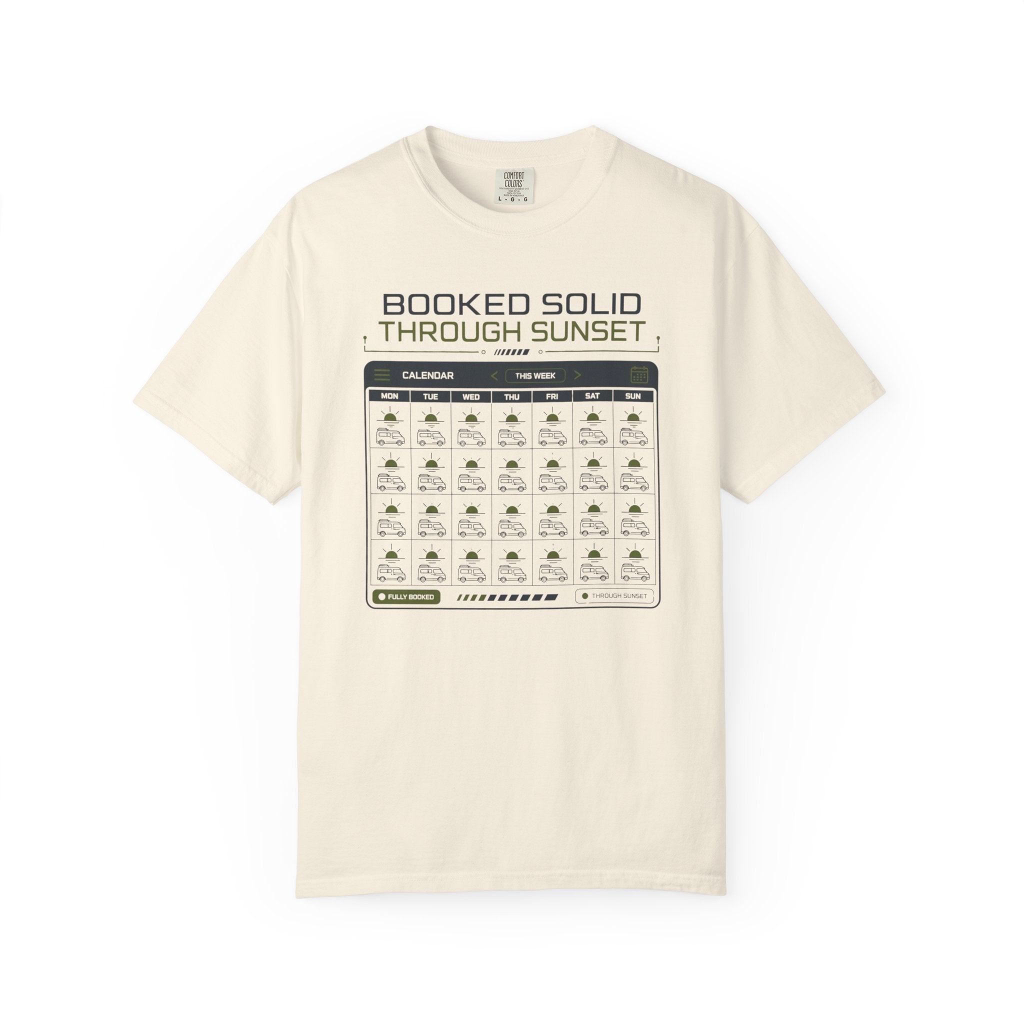 Booked Solid Through Sunset - T-Shirt