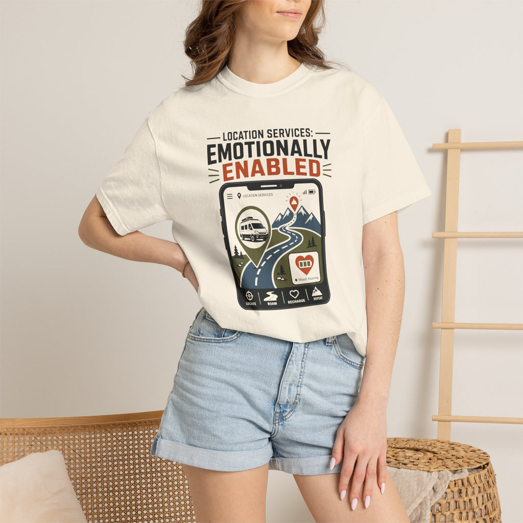 Location Services Emotionally Enabled - T-Shirt