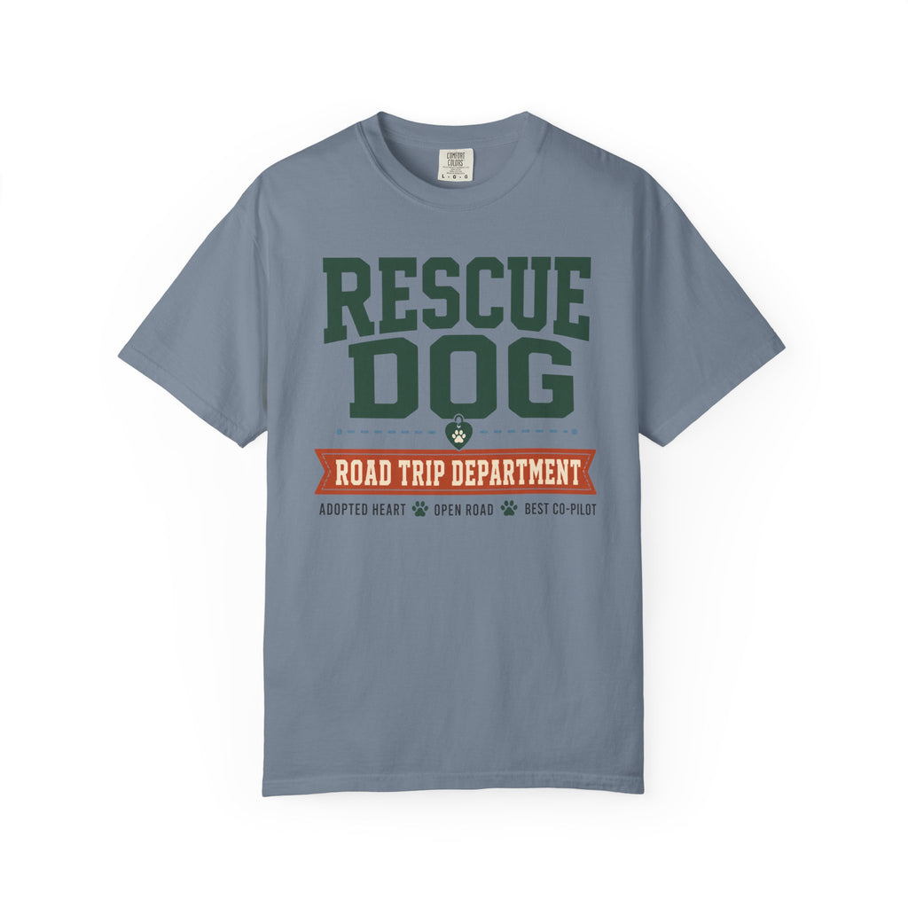 Rescue Dog Road Trip Department - T-Shirt